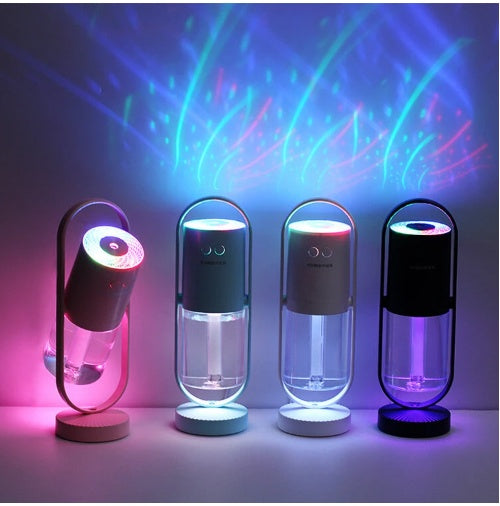 USB Air Humidifier with Projection Night Light - Magic Shadow Mist Maker