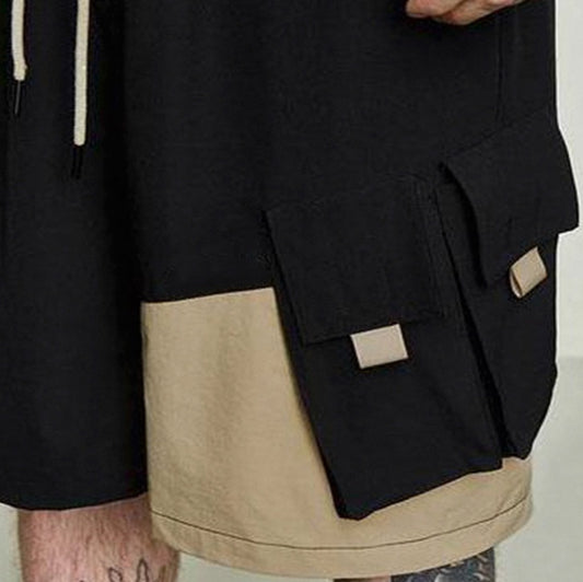 Men's Summer Knit Running Shorts - Large Size Outdoor Athletic Overalls