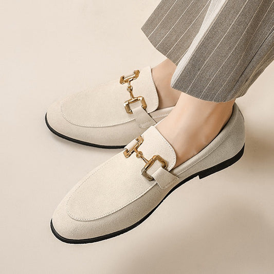 Men's Suede Leather Driving Loafers