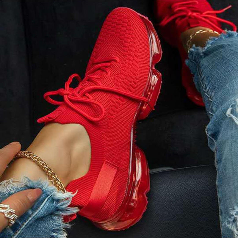 Large Mesh Breathable Casual Sneakers - Comfortable Athletic Shoes
