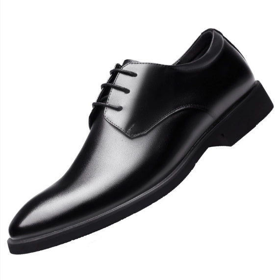 Premium Leather Oxford Shoes - Men's Plus Size Wedding Business Dress