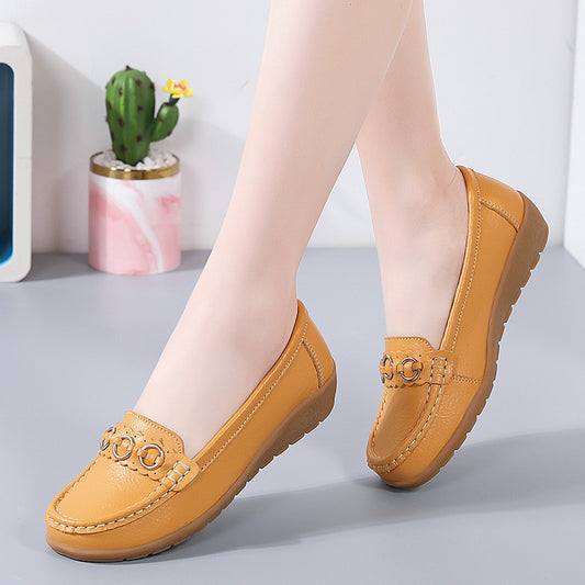 Women's Wedge Driving Shoes - Plus Size Maternity Shoes for Spring & Autumn