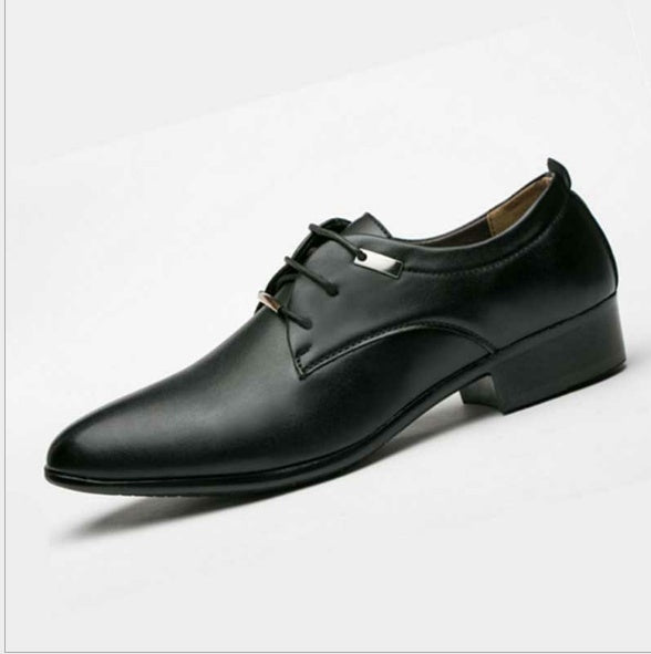 Men's New Leather Business Dress Shoes - Casual Professional Footwear