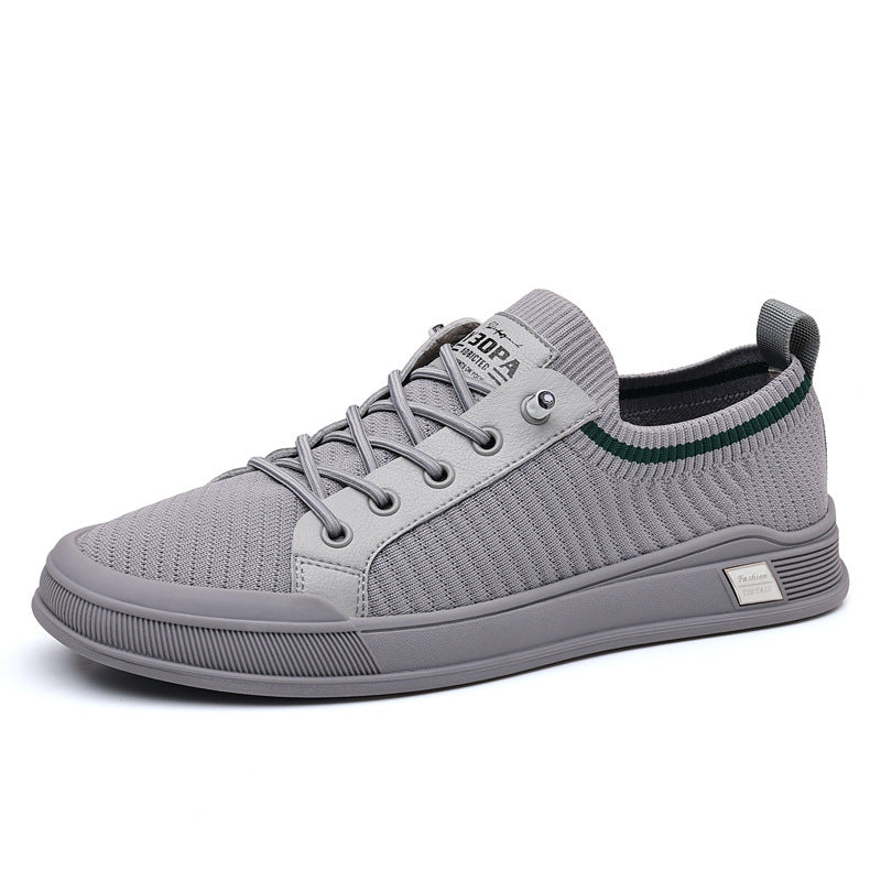 Men's Flying Woven Casual Sneakers - Breathable All-Season Shoes