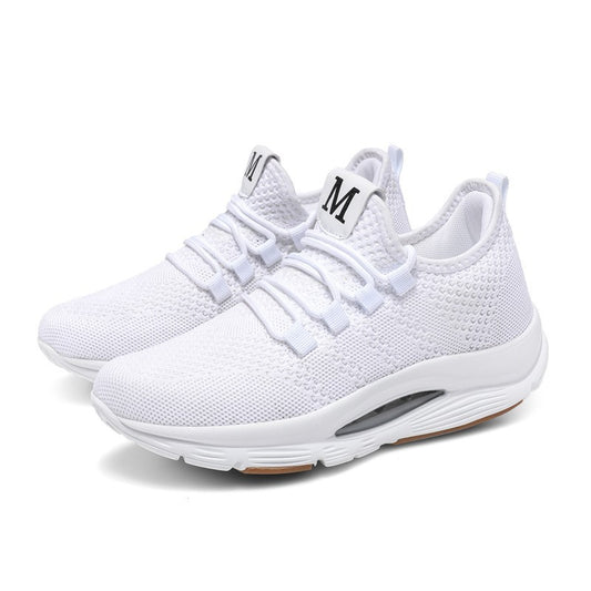 Women's Air Cushion Travel Sneakers - Mesh Lightweight Athletic Shoes