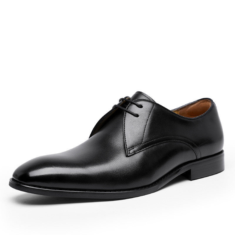 Large Size Dress Leather Shoes - Men's Casual Business Extended Sizes