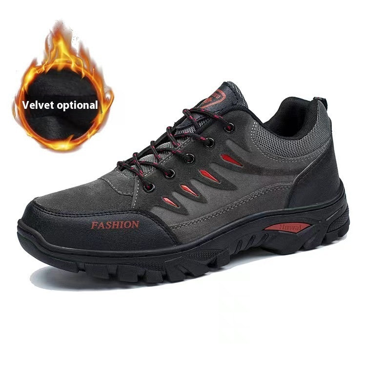 Men's Korean Fashion Hiking Shoes - Casual Outdoor Trail Sneakers