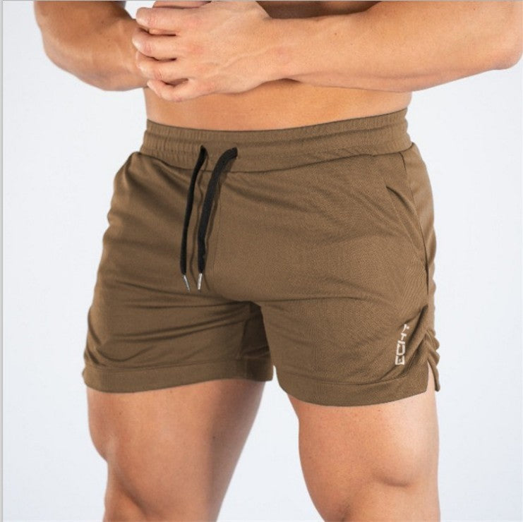 Men's Muscle Training Mesh Beach Shorts - Outdoor Leisure Running Athletic Shorts