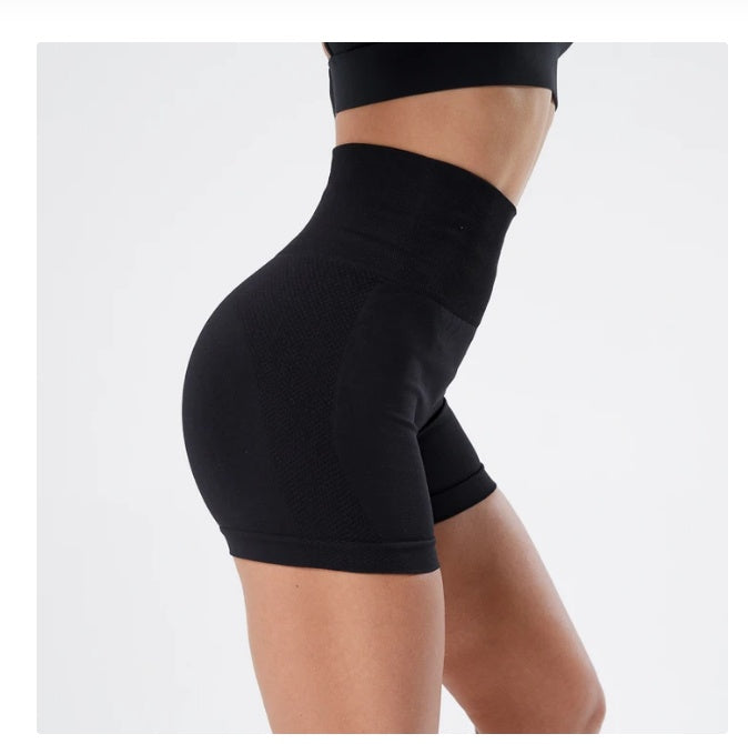 Women's High Waist Push-Up Running Shorts - Butt Lifting Athletic Shorts