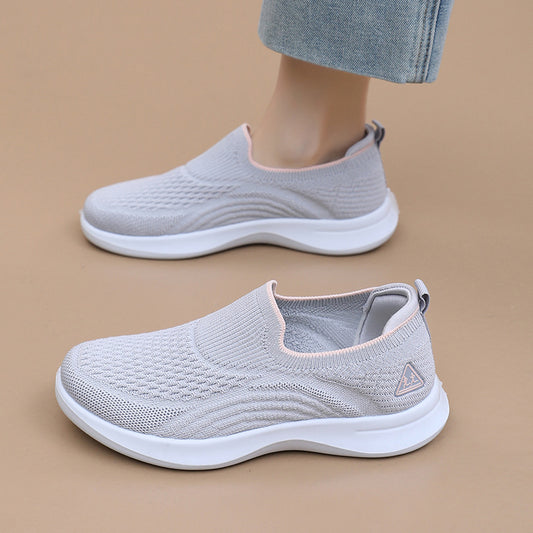 Women's Soft Bottom Casual Sneakers - Lightweight Fashion Shoes