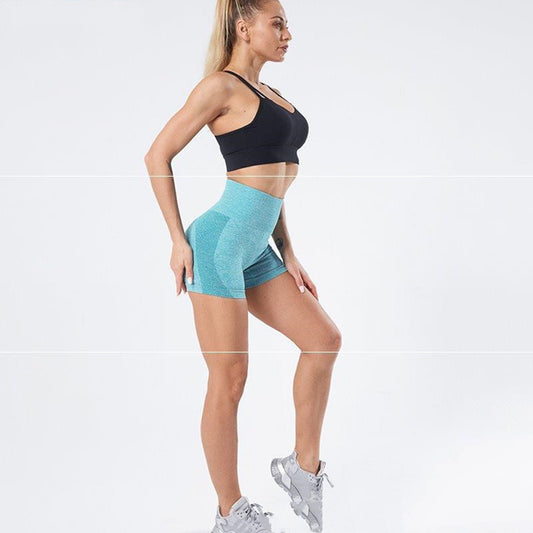 Women's Push-Up High Waist Running Shorts - Fitness Shorts with Lift Technology