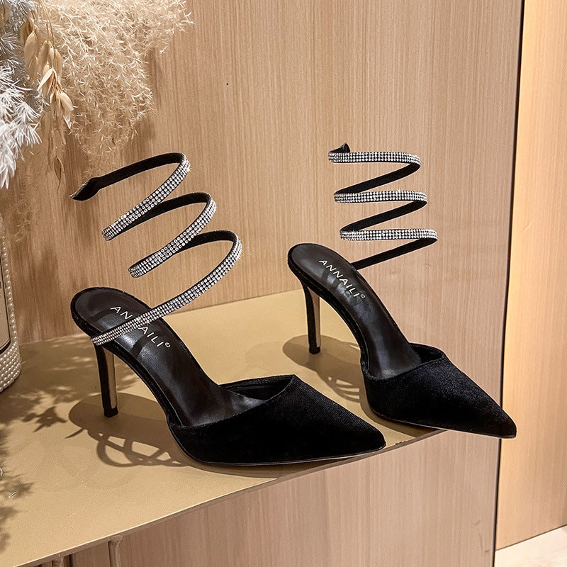 Women's Pointed Toe Stiletto High Heels - Elegant Evening Dress Shoes
