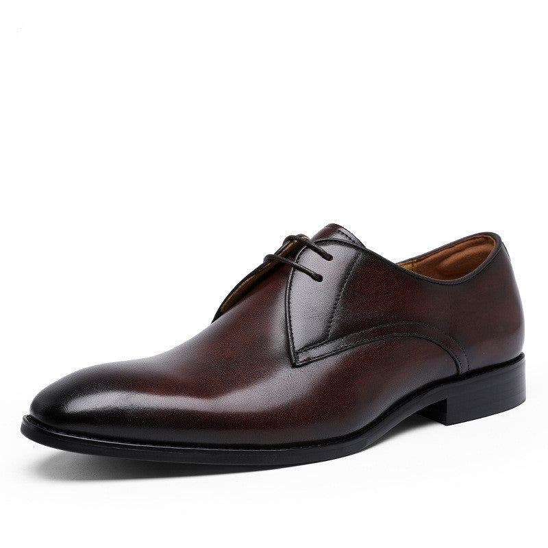 Large Size Dress Leather Shoes - Men's Casual Business Extended Sizes