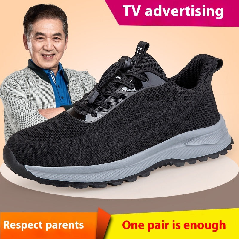Spring Mesh Sneakers - Lightweight Breathable Soft Bottom Shoes