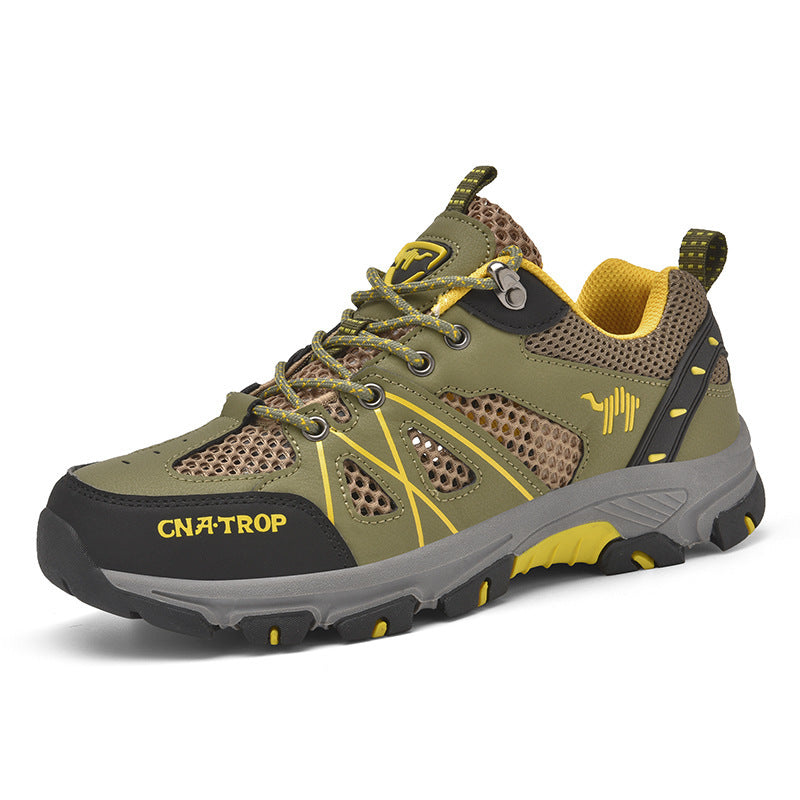 Men's Outdoor Hiking Shoes - All-Season Mountaineering Sneakers