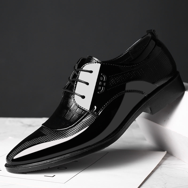 New Business Dress Shoes - Men's Large Size Lace-Up Formal Footwear