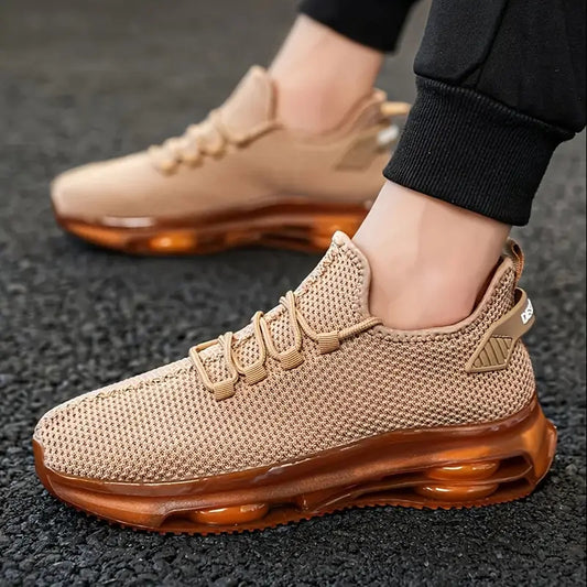 Men's Breathable Soft Bottom Sneakers - Trendy Casual Shoes