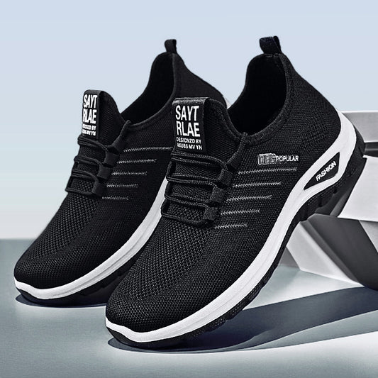 Men's Lightweight Walking Sneakers - Comfortable Soft Bottom Shoes