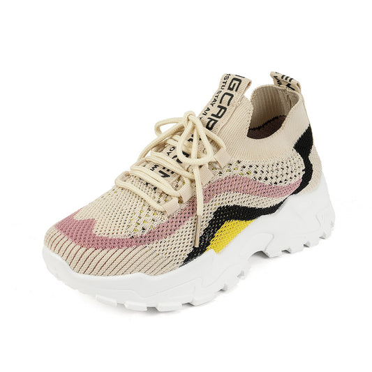 Women's Casual Sports Sneakers - Lightweight Mesh Walking Shoes