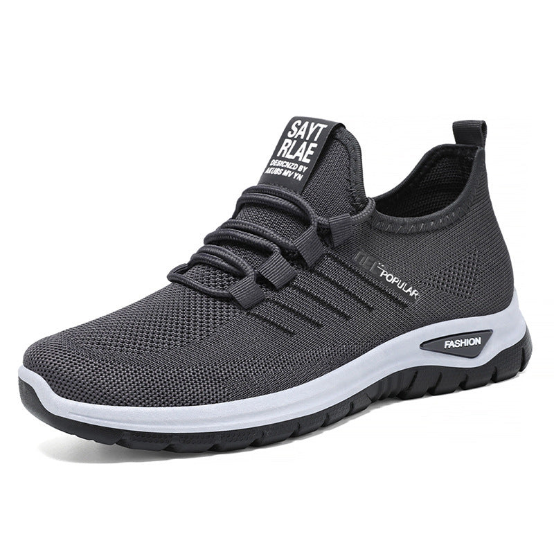 Men's Lightweight Walking Sneakers - Comfortable Soft Bottom Shoes
