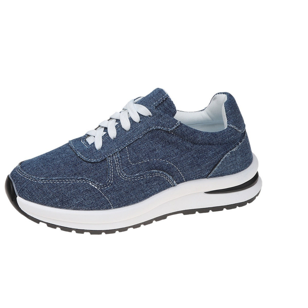 Women's Platform Height Increasing Shoes - Breathable Sports Sneakers