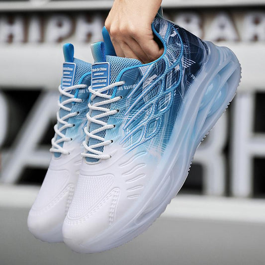 Breathable Mesh Platform Sneakers - Height Increasing Fashion Shoes