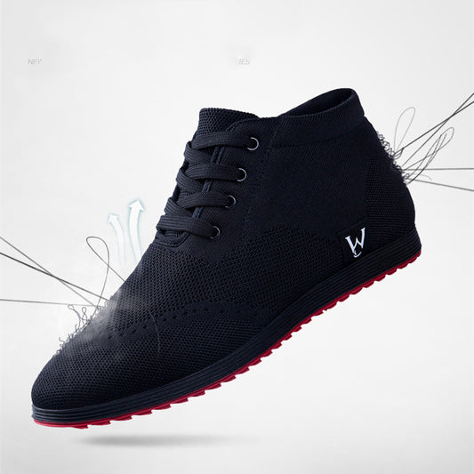 Breathable Canvas Casual Shoes - Single Layer Sneakers for Men