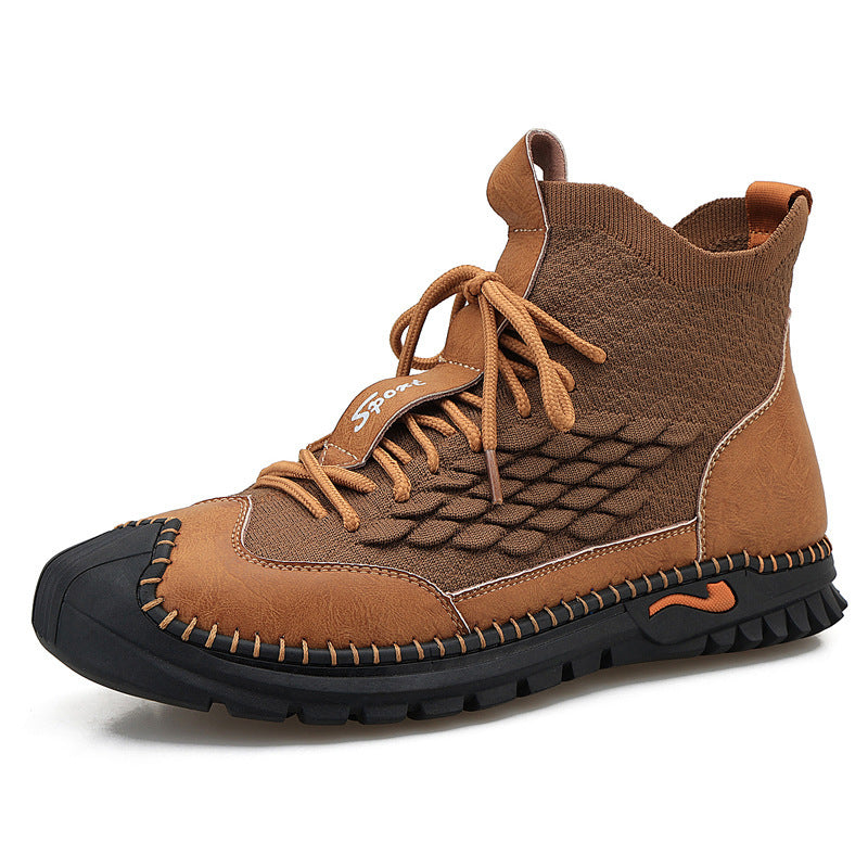 Outdoor Hiking Driving Shoes - Multi-Purpose Tooling Boots for Men