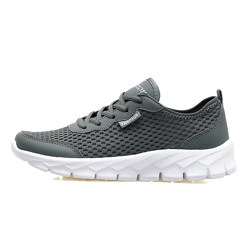 Men's Light Running Shoes - Breathable Mesh Athletic Sneakers