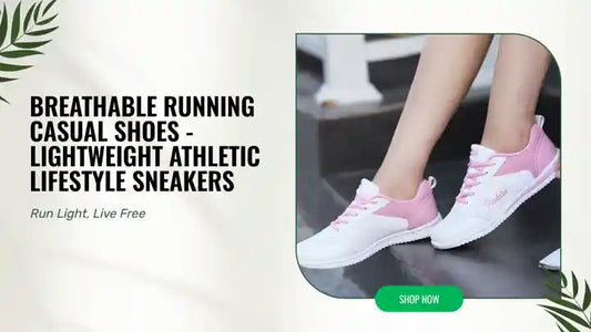Breathable Running Casual Shoes - Lightweight Athletic Lifestyle Sneakers by@Outfy