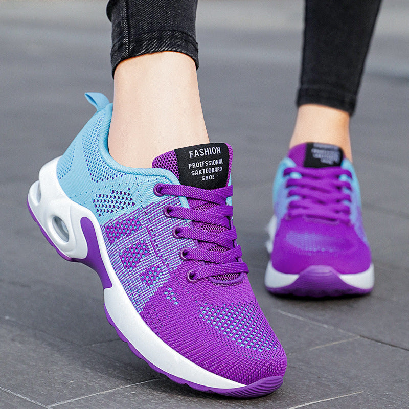 Women's Plus Size Air Cushion Running Sneakers - Casual Athletic Shoes