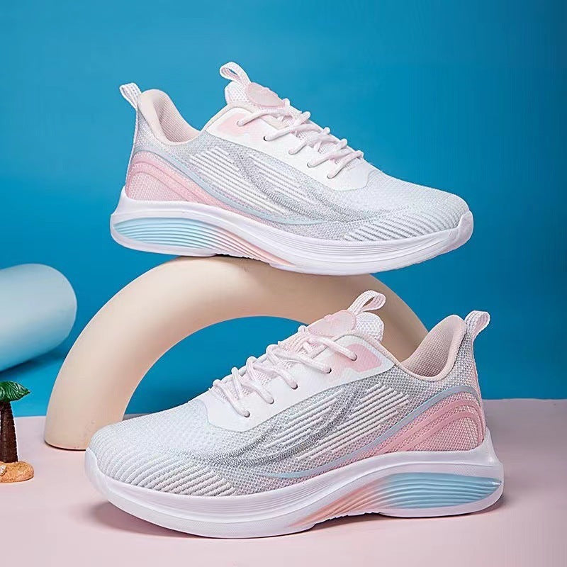 Lightweight Mesh Sneakers - Soft Sole Canvas Casual Shoes
