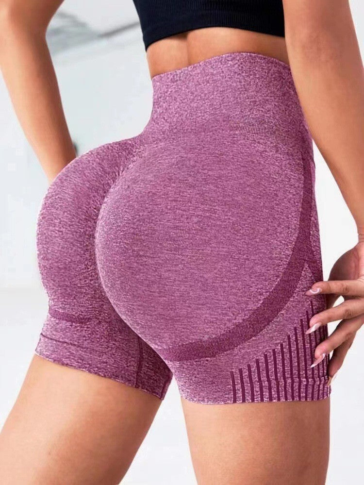 Women's New High Waist Hip Lift Yoga Shorts - Running Fitness Sportswear