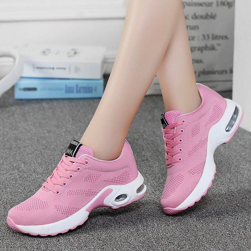 Women's Dense Mesh Flyknit Sneakers - All-Match Comfortable Casual Shoes