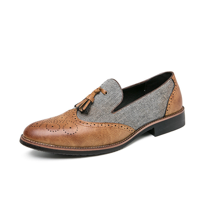 British Versatile Leather Shoes - Casual Dress Shoes for Men