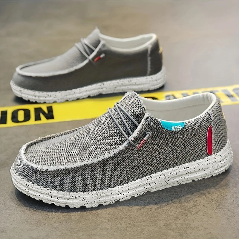 Men's Slip-On Canvas Shoes - Breathable Casual Shoes for Autumn