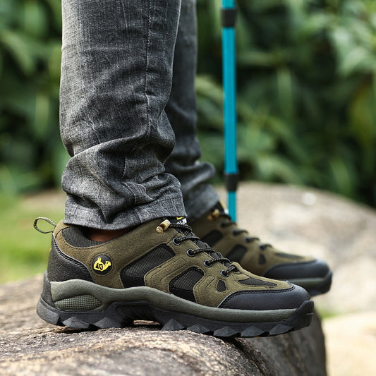 Men's Rugged Outdoor Hiking Shoes - All-Terrain Trail Boots