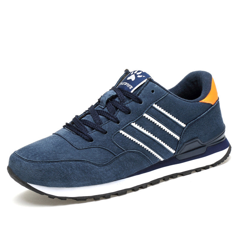 Men's Leather Casual Sneakers - Student-Friendly Everyday Shoes