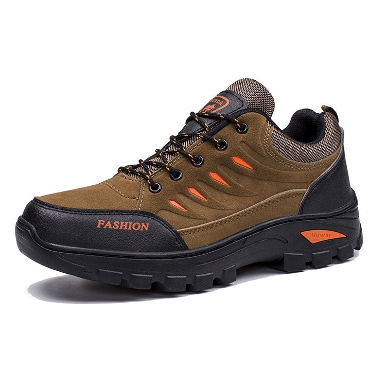 Men's Korean Fashion Hiking Shoes - Casual Outdoor Trail Sneakers