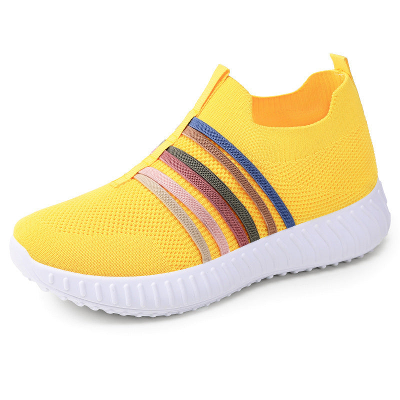 Women's Plus Size Breathable Mesh Pumps - Soft Bottom Casual Shoes