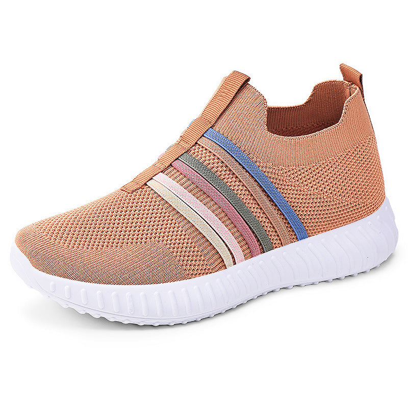 Women's Plus Size Breathable Mesh Pumps - Soft Bottom Casual Shoes