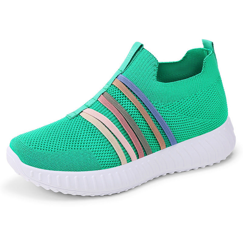 Women's Plus Size Breathable Mesh Pumps - Soft Bottom Casual Shoes