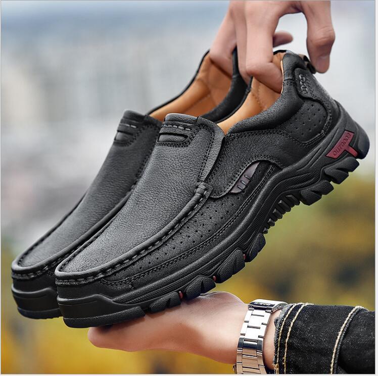 Men's Premium Cowhide Leather Dress Shoes - Multi-Function Formal Footwear