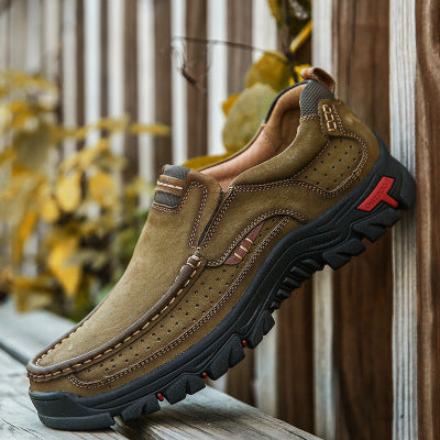 Men's Premium Cowhide Leather Dress Shoes - Multi-Function Formal Footwear