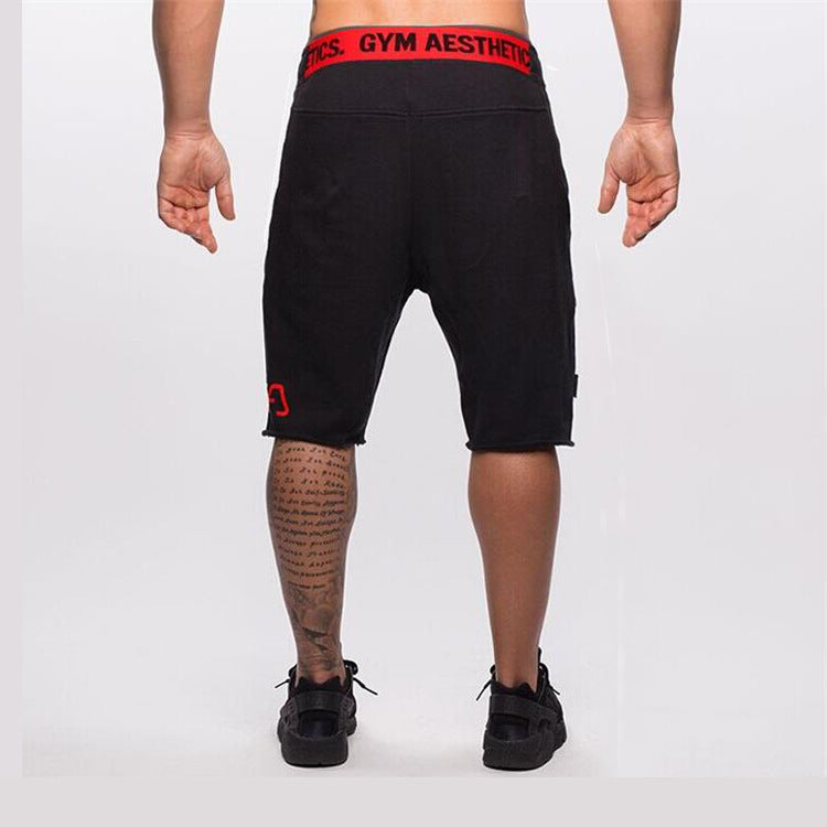 Men's Slim Stretch Running Shorts - Loose Fit Five-Point Trendy Athletic Shorts