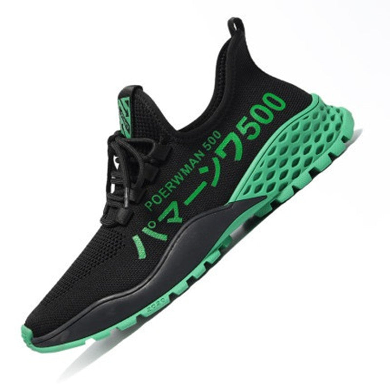 Flying Woven Fashion Trend Running Shoes - Breathable Casual Athletic Sneakers