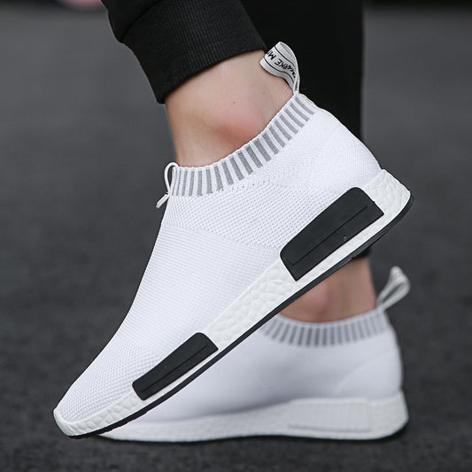 Flying Knit Korean Student Mesh Shoes - Sports Casual Athletic Sneakers