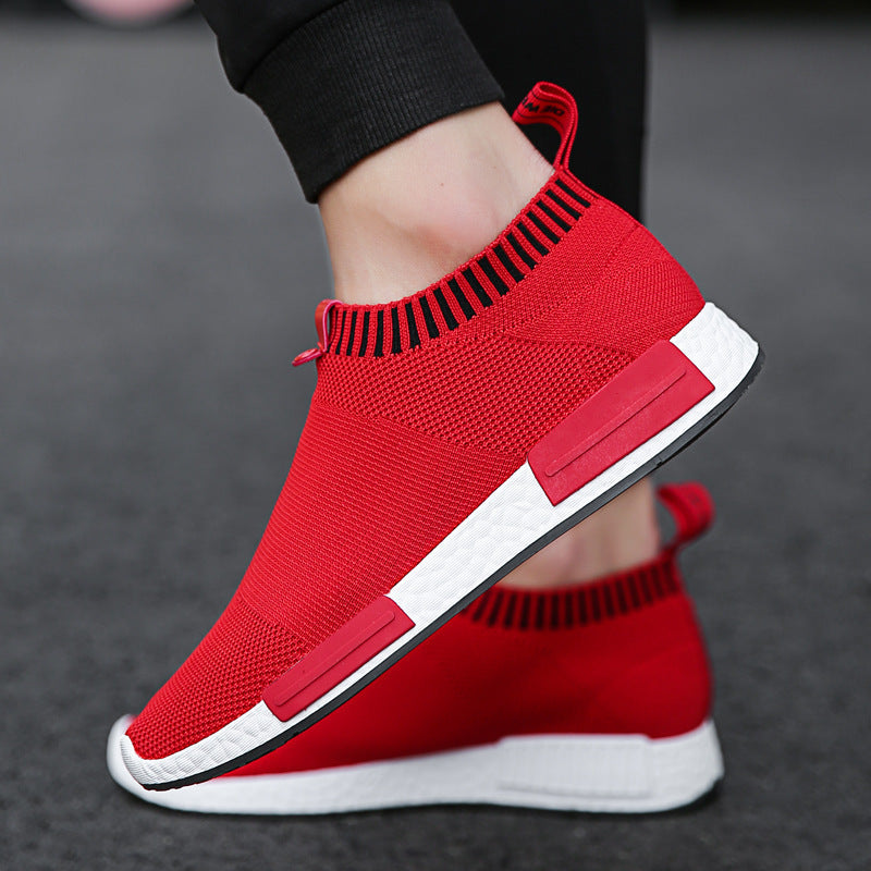 Flying Knit Korean Student Mesh Shoes - Sports Casual Athletic Sneakers