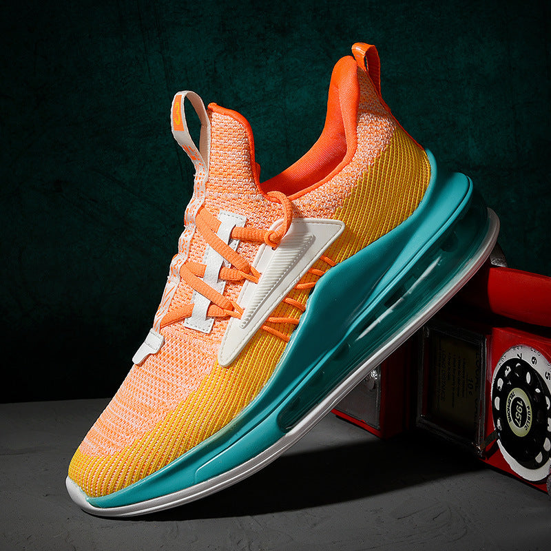 Men's Cushioned Running Shoes - Shock Absorbing Casual Sports Sneakers