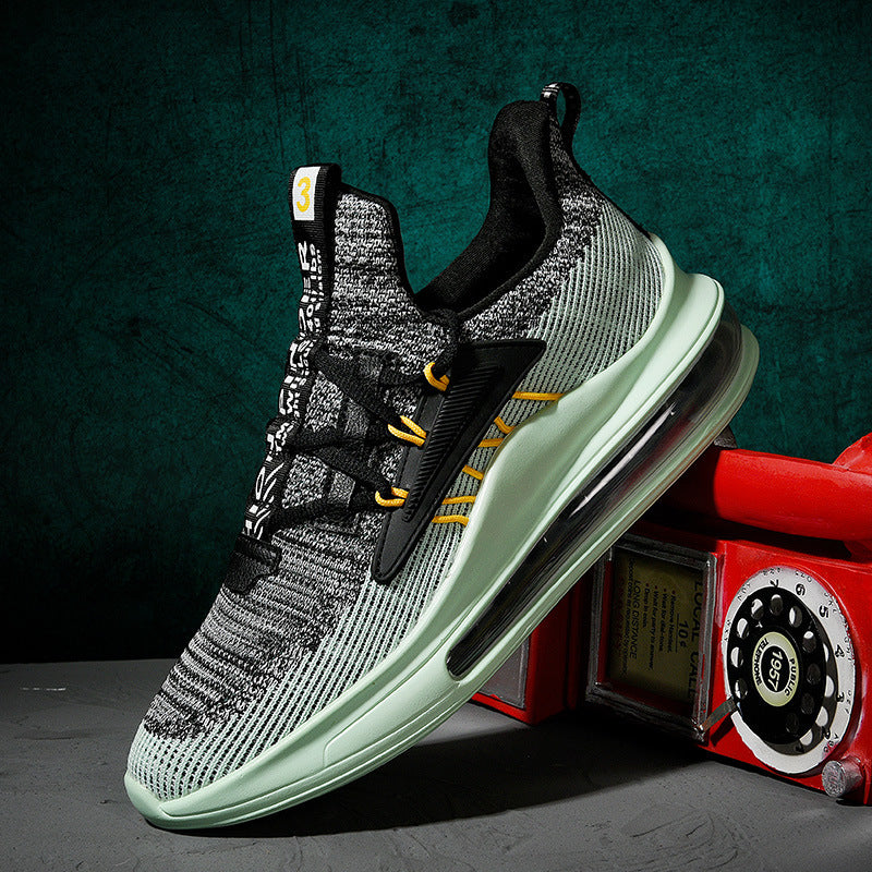 Men's Cushioned Running Shoes - Shock Absorbing Casual Sports Sneakers